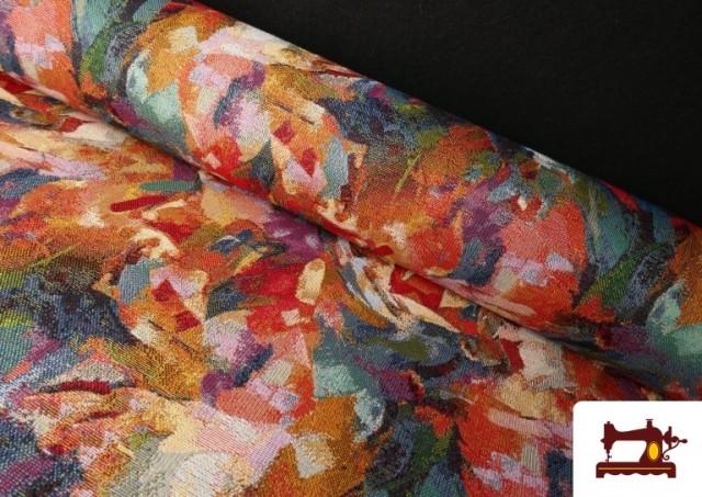 Tissu Gobelin Tissé Imprimé Abstrait