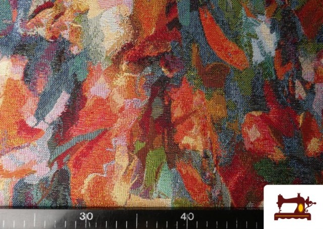 Acheter en ligne Tissu Gobelin Tissé Imprimé Abstrait