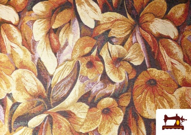 Vente de Tissu Gobelin Tissé Imprimé Fleurs