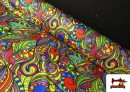 Tissu Imprimé Multicolore