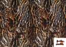 Vente de Tissu Tela de Stretch Tigre Animal Print