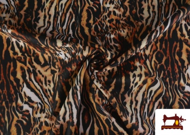 Tissu Tela de Stretch Tigre Animal Print