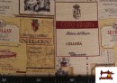 Acheter en ligne Tissu Gobelin Tissé Étiquettes de Vin