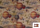 Acheter Tissu Gobelin Tissé Montgolfières Budapest