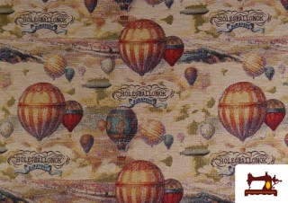 Acheter Tissu Gobelin Tissé Montgolfières Budapest