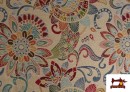 Vente de Tissu Gobelin Tissé Imprimé Multicolore