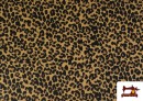 Vente de Tissu Stretch Léopard Animal Print