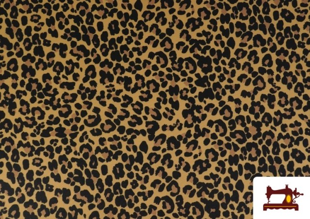 Vente de Tissu Stretch Léopard Animal Print