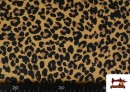 Acheter en ligne Tissu Stretch Léopard Animal Print