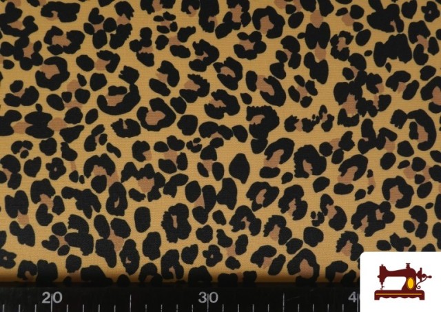 Acheter en ligne Tissu Stretch Léopard Animal Print