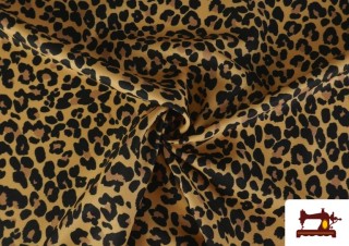 Vente en ligne de Tissu Stretch Léopard Animal Print