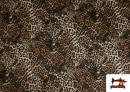 Acheter Tissu Jersey Lycra Imprimé Léopard Animal Print
