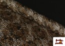 Tissu Jersey Lycra Imprimé Léopard Animal Print