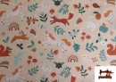 Acheter Tissu Coton Licornes et Animaux Enfant