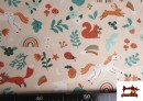 Acheter en ligne Tissu Coton Licornes et Animaux Enfant