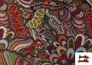 Acheter Tissu Gobelin Tissé Imprimé Multicolore