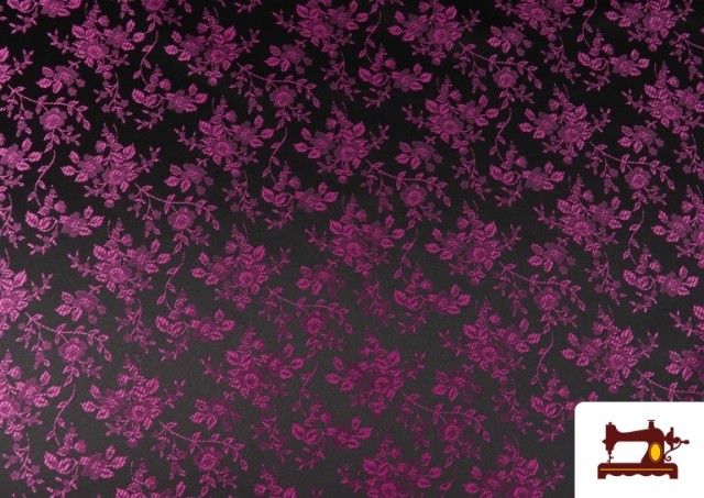 Acheter Tissu Jacquard Floral pour Costumes Régionaux couleur Rosé