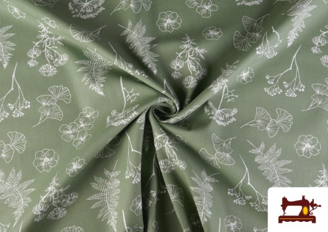 Vente en ligne de Tissu Coton Imprimé Botanique