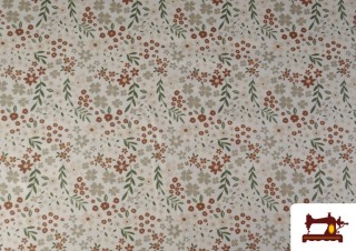 Acheter Tissu Coton Imprimé Floral Classique Doux