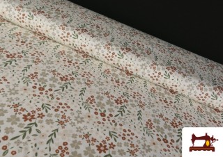 Tissu Coton Imprimé Floral Classique Doux