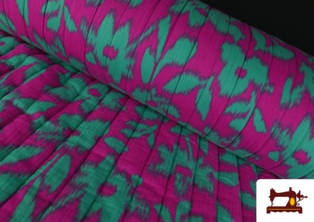 Acheter Tissu Mousseline de Coton Matelassée Réversible