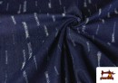 Tissu Denim Jean Effiloché Multicolore