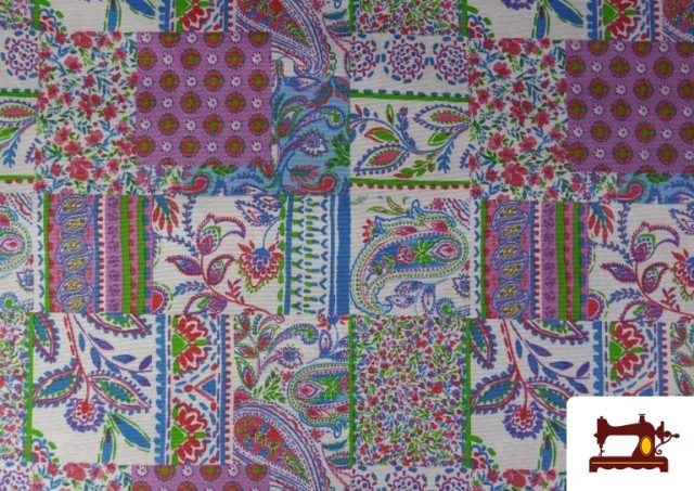 Acheter copy of Tissu Toile Imprimé Mandalas Colorés