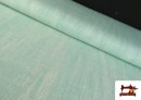 Tissu Lin Viscose Lavé à la Pierre 137cm couleur Vert menthe