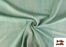 Tissu Lin Viscose Lavé à la Pierre 137cm couleur Vert menthe