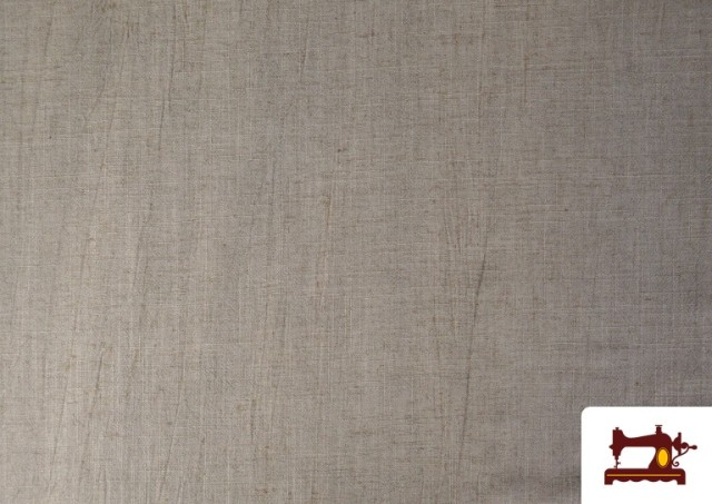 Vente de Tissu Lin Viscose Lavé à la Pierre 137cm couleur Sable