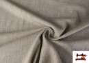 Acheter en ligne Tissu Lin Viscose Lavé à la Pierre 137cm couleur Sable