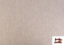 Tissu Coordonné Aspect Lin en Polyester couleur Beige