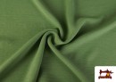 Acheter Tissu Bambula Froissé Pour Vêtements d’Été Couleurs Unies couleur Verde manzana