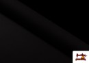 Tissu Pièce de Popeline de 25 Mètres - Rouleau de Tissu couleur Noir