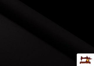 Tissu Pièce de Popeline de 25 Mètres - Rouleau de Tissu couleur Noir