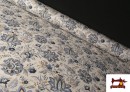 Tissu Coton Imprimé Classique Floral Cachemire