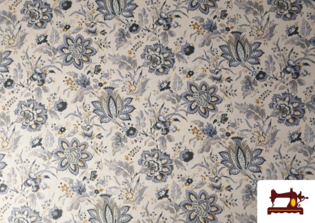 Acheter Tissu Coton Imprimé Classique Floral Cachemire