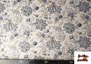 Acheter en ligne Tissu Coton Imprimé Classique Floral Cachemire