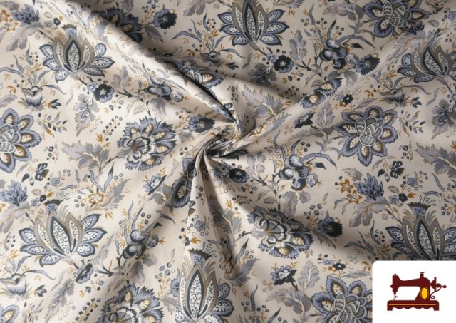 Vente en ligne de Tissu Coton Imprimé Classique Floral Cachemire