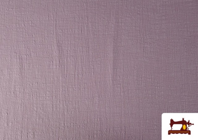 Vente de Tissu Coton 100% Lavé 130cm de Largeur couleur Mauve