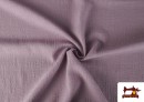 Acheter en ligne Tissu Coton 100% Lavé 130cm de Largeur couleur Mauve