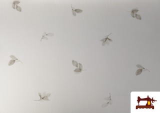 Acheter Tissu Rideaux Imprimé Feuilles Douces