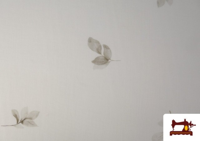 Vente de Tissu Rideaux Imprimé Feuilles Douces