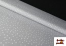 Acheter en ligne Tissu Coton Petites Étoiles Colorées couleur Gris
