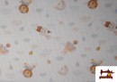 Vente de Tissu Piqué Coton Animaux Enfant