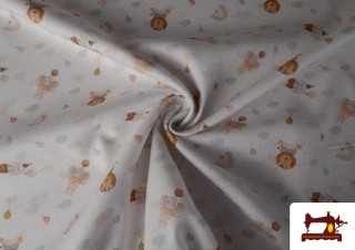 Vente en ligne de Tissu Piqué Coton Animaux Enfant