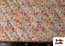 Acheter Tissu Matelassé En Coton Double Face Imprimé Floral couleur Rouge