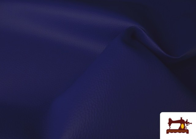 Acheter Tissu en Cuir Synthétique de Couleurs - Pièce 20 Mètres couleur Bleu Marine