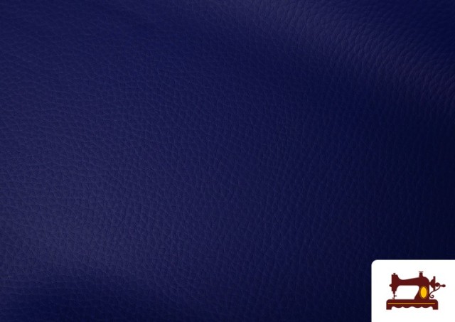 Vente de Tissu en Cuir Synthétique de Couleurs - Pièce 20 Mètres couleur Bleu Marine