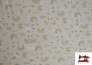 Vente de Tissu Mousseline Arc-en-ciel Enfant